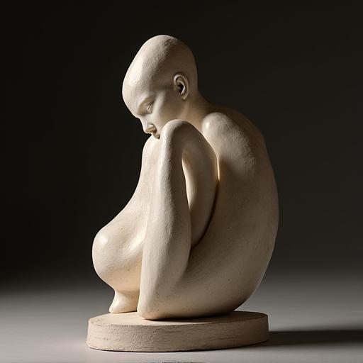 Scultura ceramica artistica da collezione