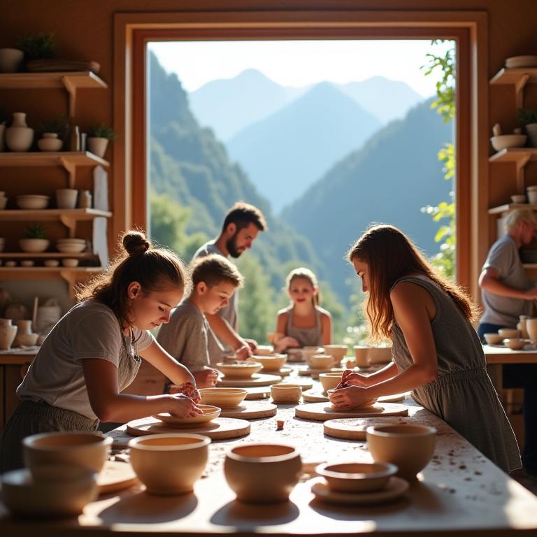 Workshop ceramica artigianale Trento montagne