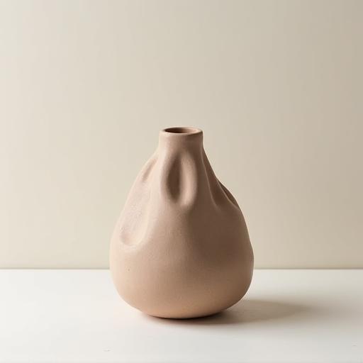 Vaso ceramico contemporaneo ispirato alle montagne